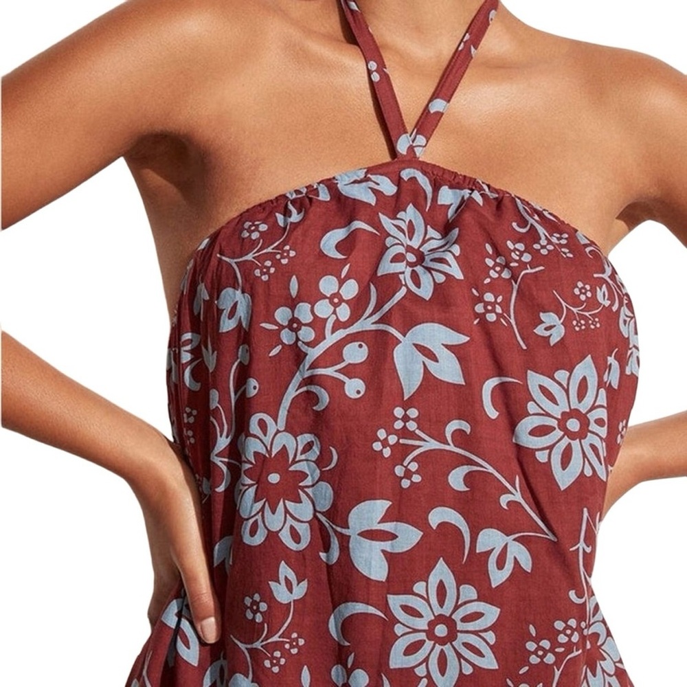 NWT Faithfull The Brand Brise Maxi Dress Oceania FloraL Print Resort USA 4